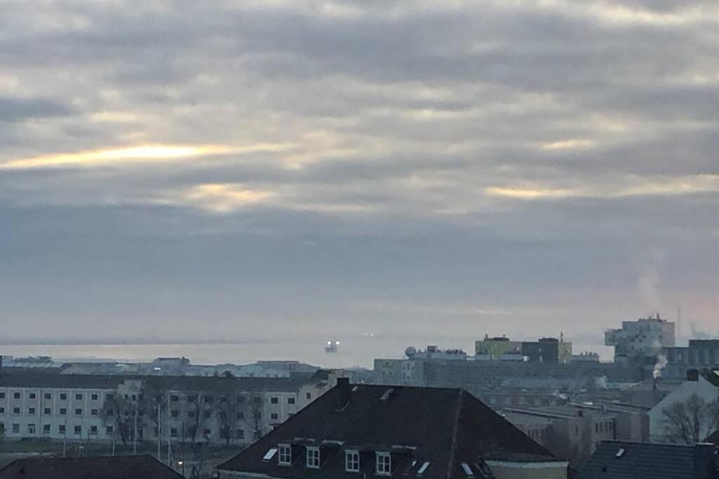 Yachtpanorama Weser Und Yachthafenblick 1 Zi 7Og Bremerhaven Buitenkant foto