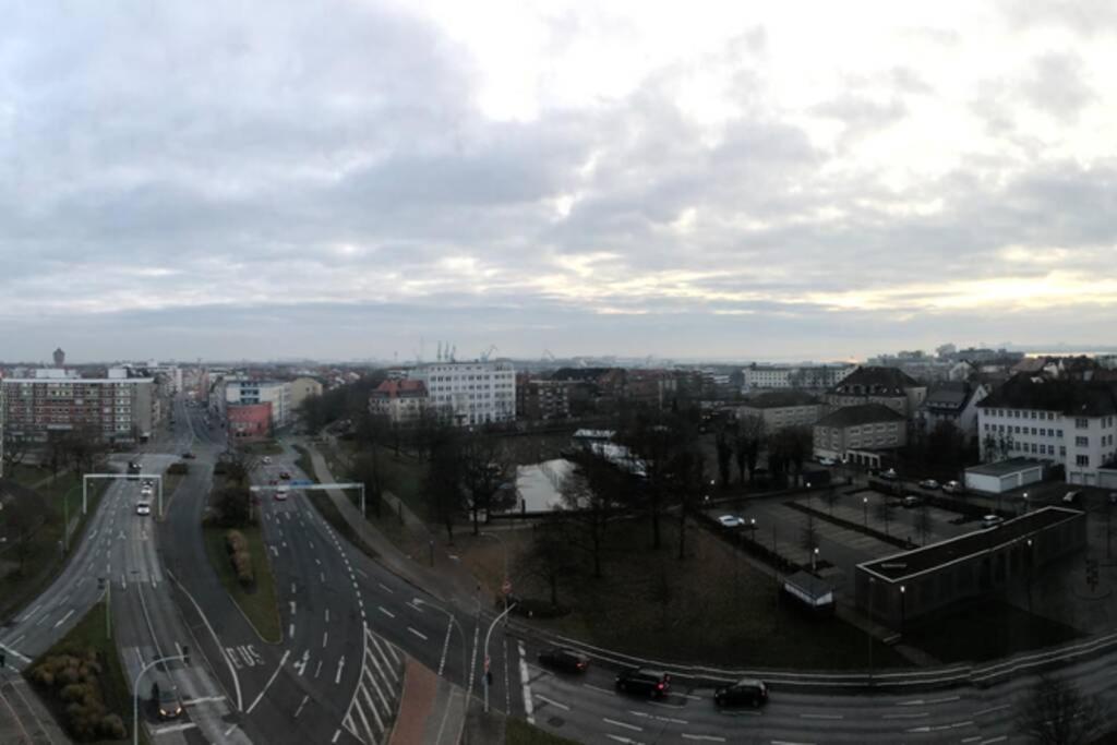 Yachtpanorama Weser Und Yachthafenblick 1 Zi 7Og Bremerhaven Buitenkant foto